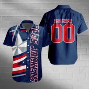 Limited Edition – Customized NHL Columbus Blue Jackets Unisex Hawaiian Shirt