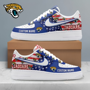 Limited Edition – Customized NFL Jacksonville Jaguars Af1 Shoes