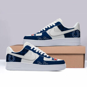 Limited Edition – Customized NFL Indianapolis Colts Af1 Shoes