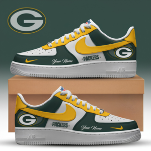 Limited Edition – Customized NFL Green Bay Packers Af1 Sneakers