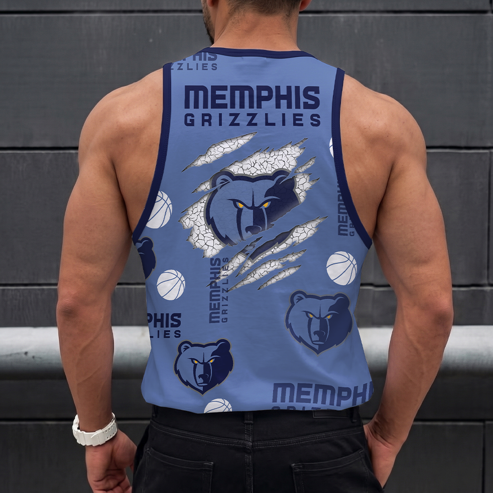 Limited Edition – Customized NBA Memphis Grizzlies Unisex Tank Top - Image 2