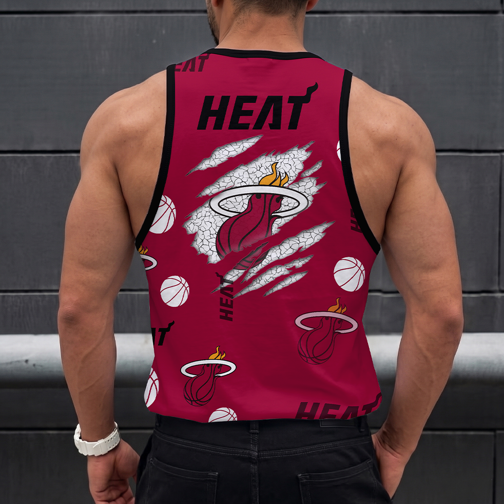 Limited Edition – Customized NBA Miami Heat Unisex Tank Top - Image 2