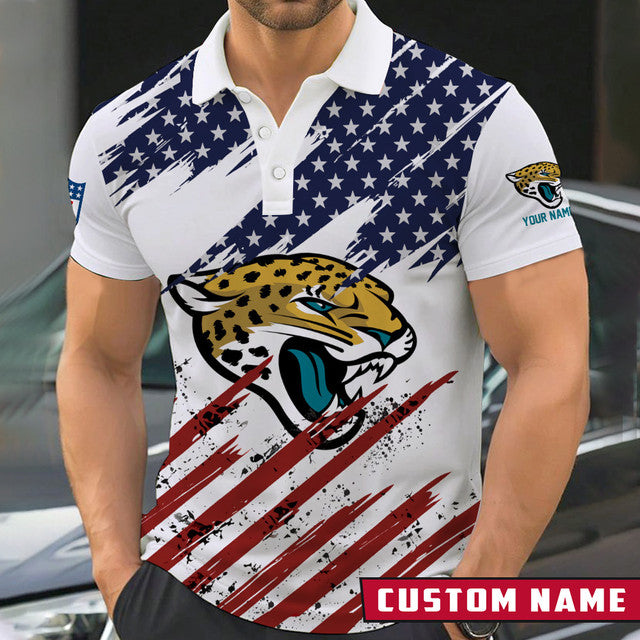 Limited Edition – Customized NFL Jacksonville Jaguars Polo Shirt