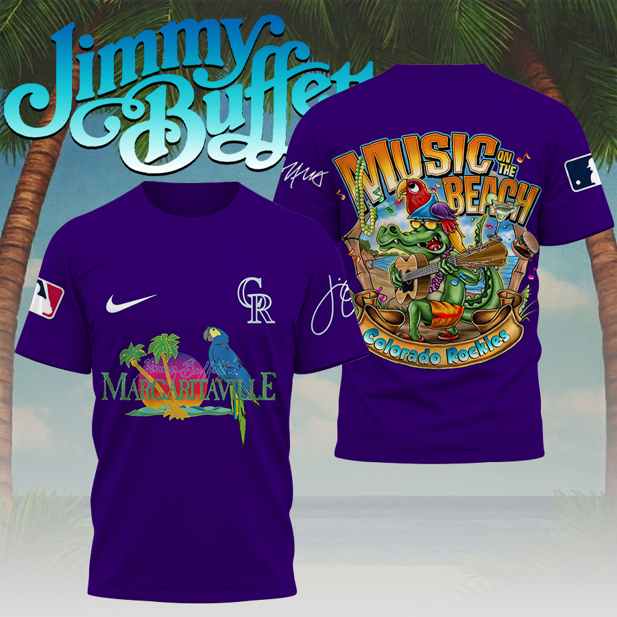 Limited Edition – Customized MLB Colorado Rockies X Jimmy Buffett T-Shirt, Hoodie, Zip Hoodie