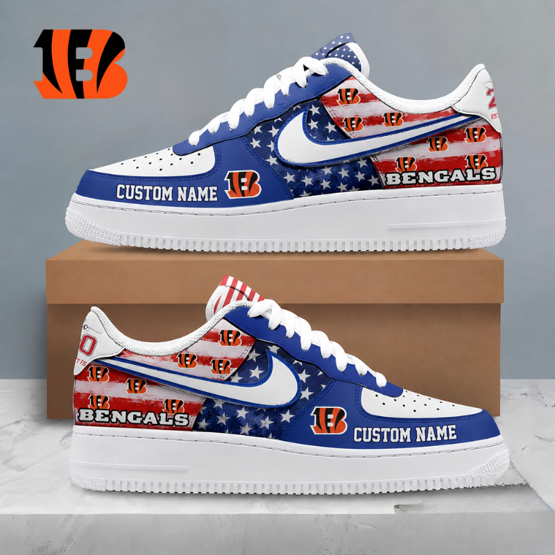 Limited Edition – Customized NFL Cincinnati Bengals Af1 Shoes