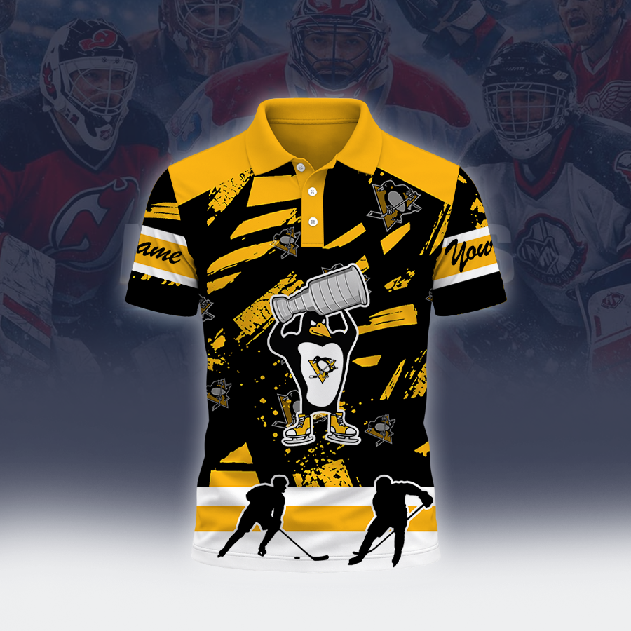 Limited Edition – Customized NHL Pittsburgh Penguins Polo Shirt
