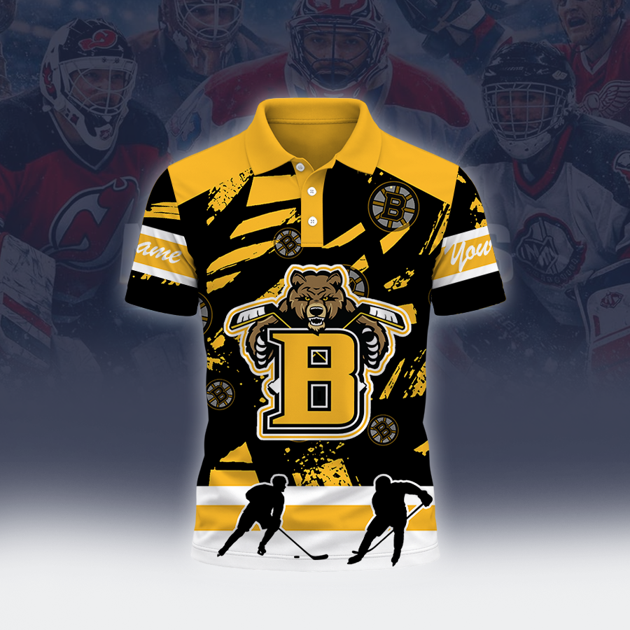Limited Edition – Customized NHL Boston Bruins Polo Shirt