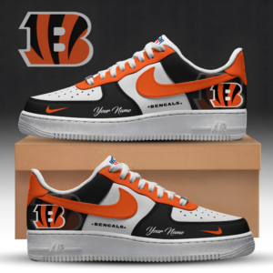 Limited Edition – Customized NFL Cincinnati Bengals Af1 Sneakers