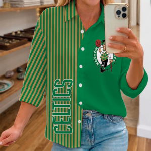 Limited Edition – Customized NBA Boston Celtics Women Casual Shirt For Fan