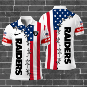 Limited Edition – Customized NFL Las Vegas Raiders Polo Shirt