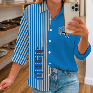 Limited Edition – Customized NBA Orlando Magic Women Casual Shirt For Fan