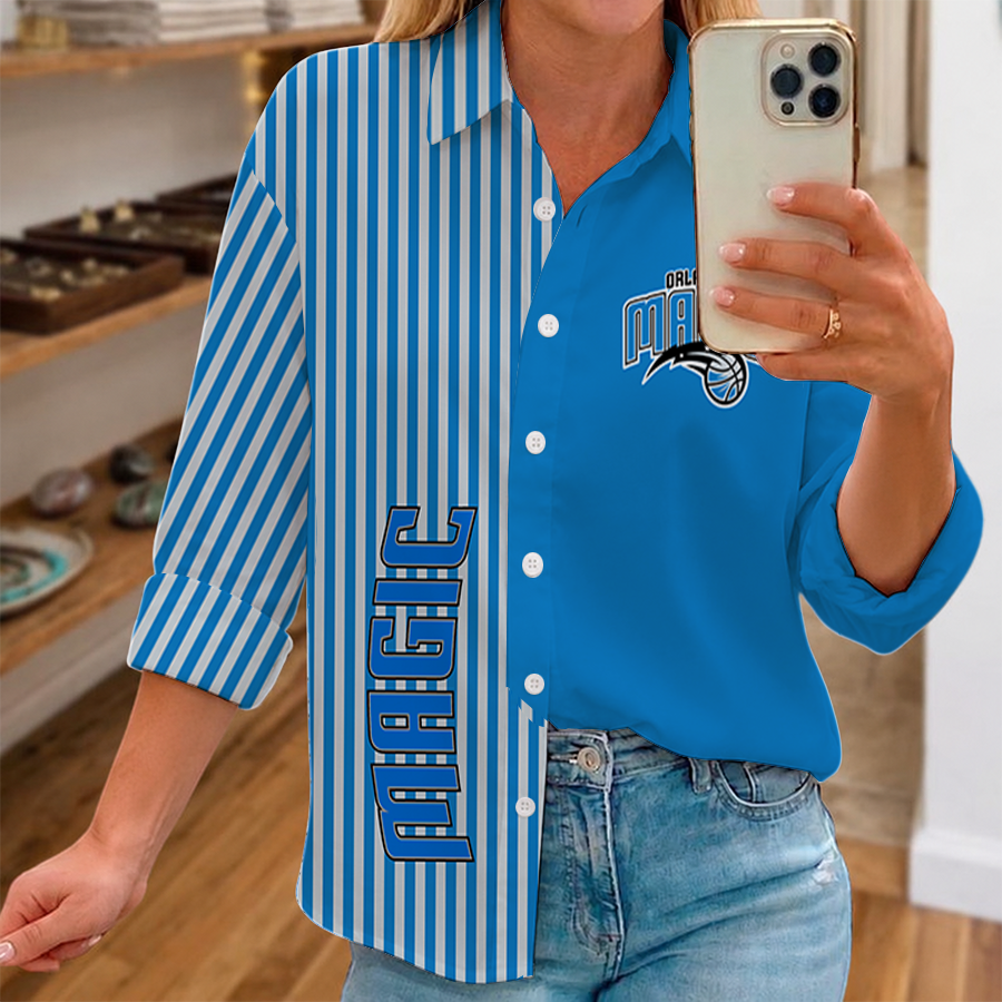 Limited Edition – Customized NBA Orlando Magic Women Casual Shirt For Fan