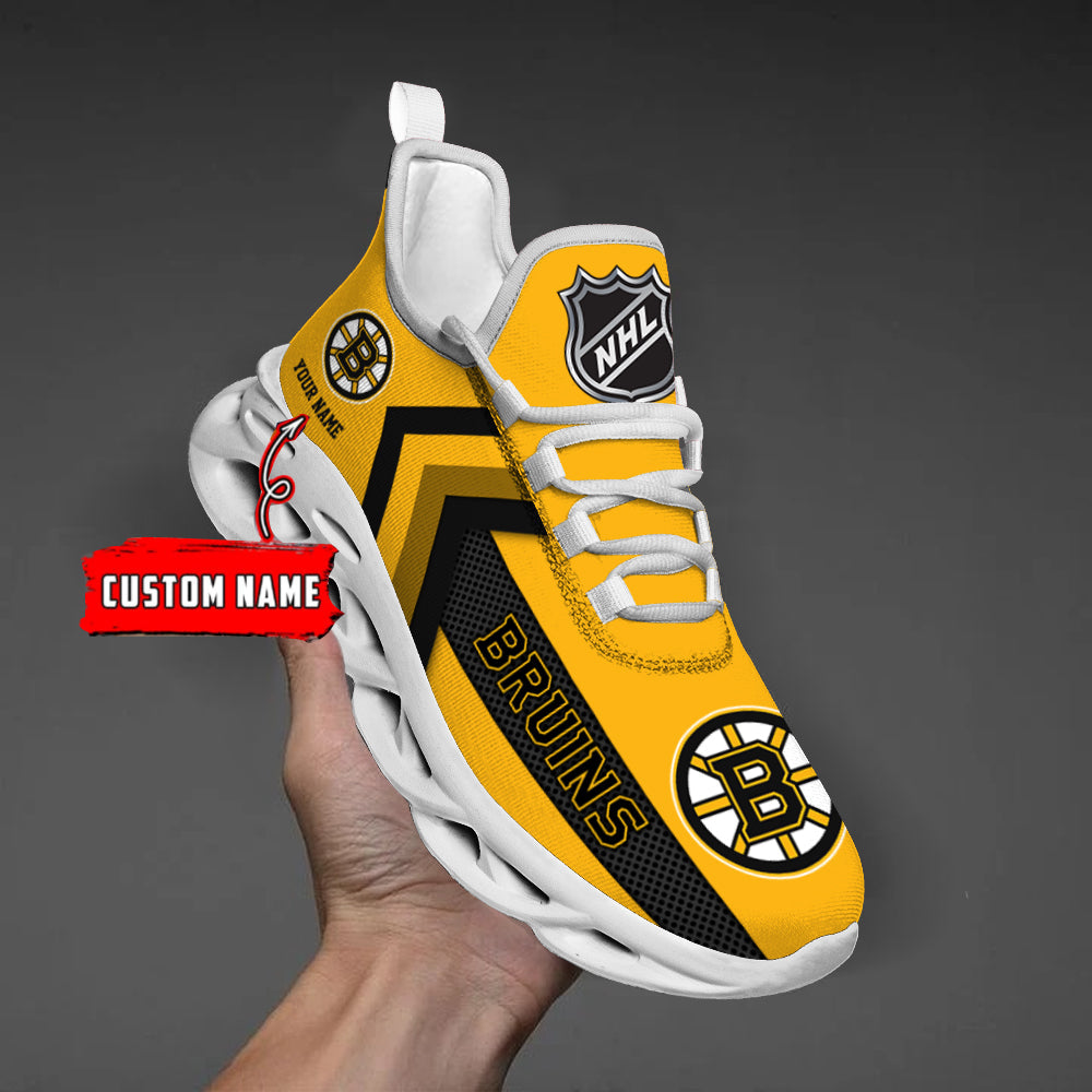 Limited Edition – Customized NHL Boston Bruins Max Soul Shoes - Image 2
