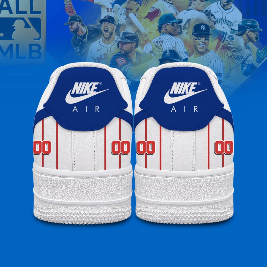 Limited Edition – Customized MLB Chicago Cubs Af1 Shoes - Image 2