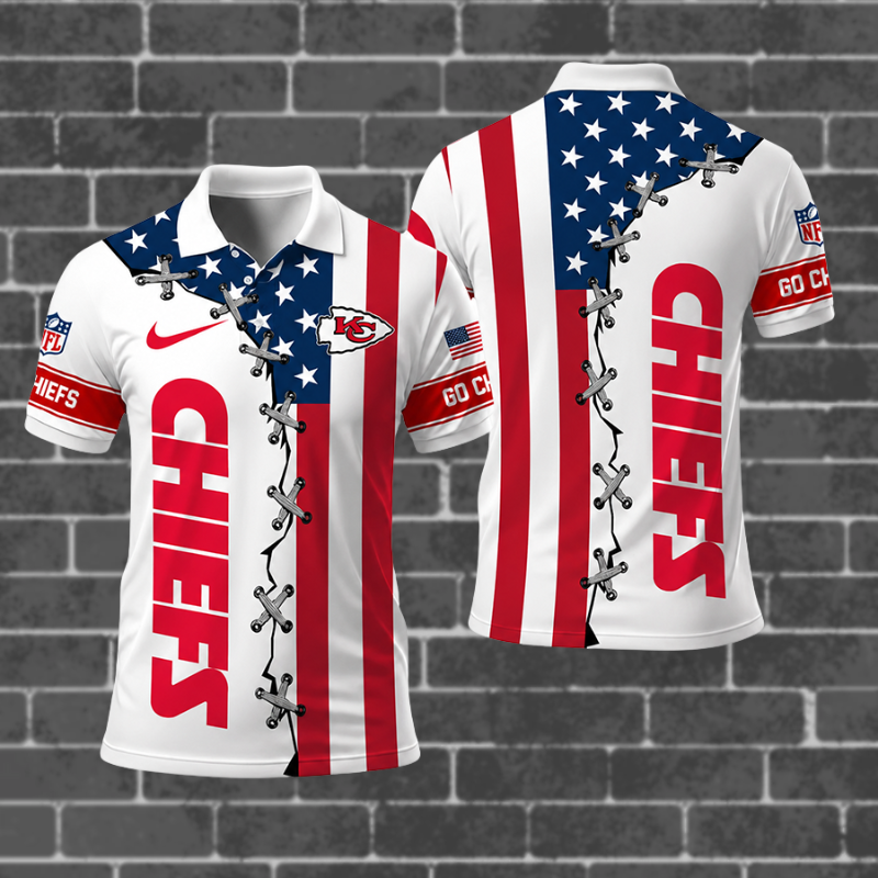 Limited Edition – Customized NFL Kansas City Chiefs Polo Shirt