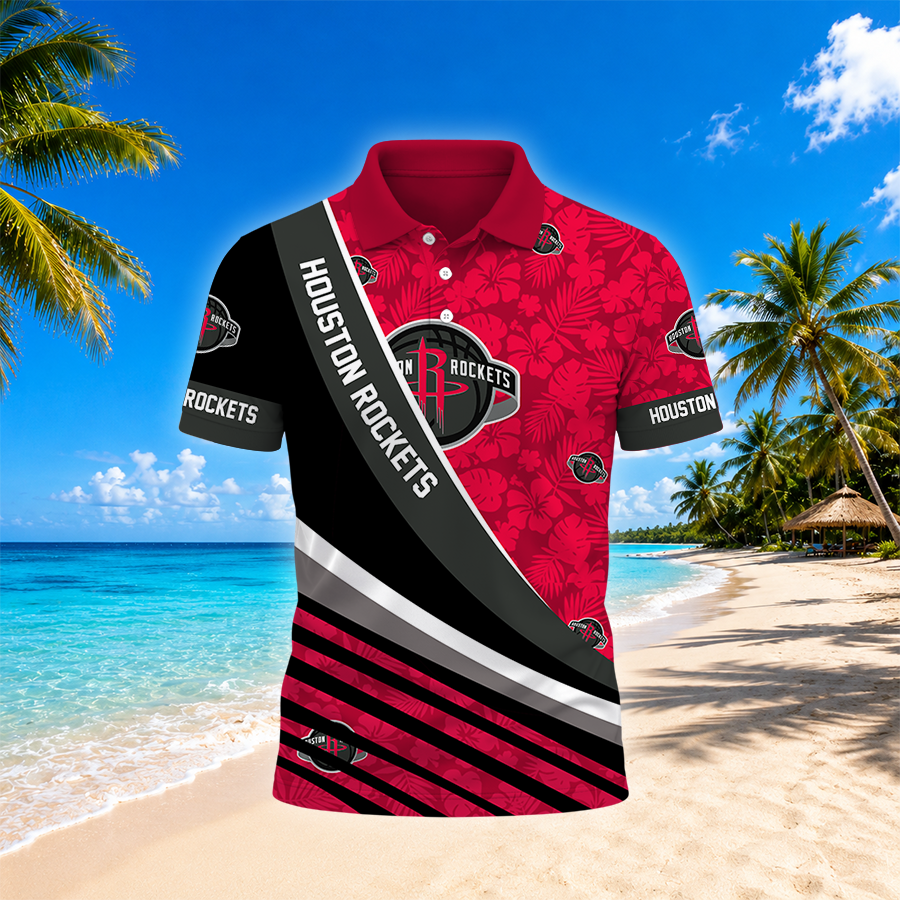 Limited Edition – Customized NBA Houston Rockets Polo Shirt