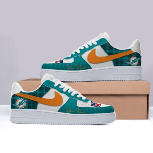 Limited Edition – Customized NFL Miami Dolphins Af1 Shoes