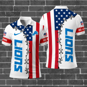 Limited Edition – Customized NFL Detroit Lions Polo Shirt