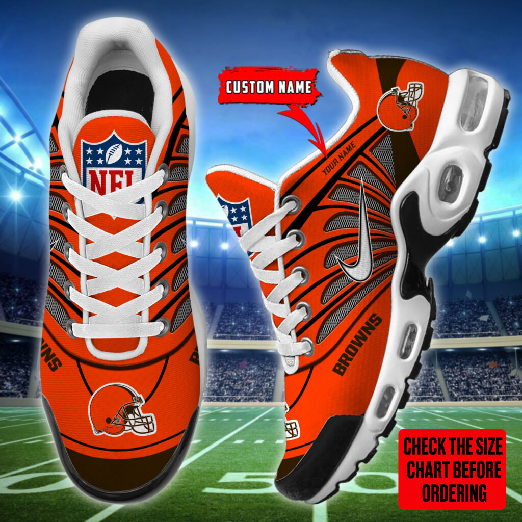 Limited Edition – Customized NFL Cleveland Browns Air Max Plus Sneakers