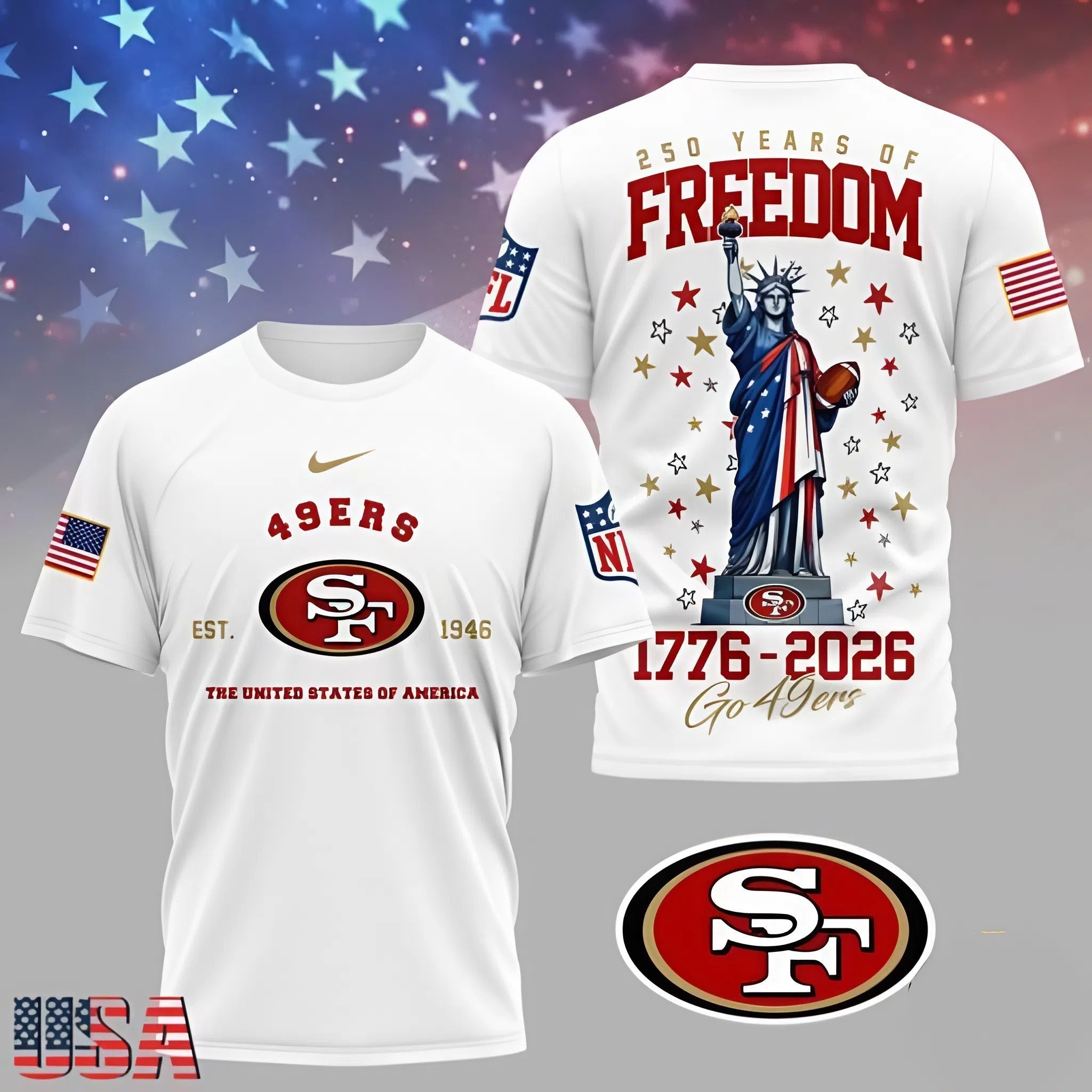 Limited Edition – Customized NFL San Francisco 49Ers T-Shirt