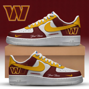 Limited Edition – Customized NFL Washington Commanders Af1 Sneakers
