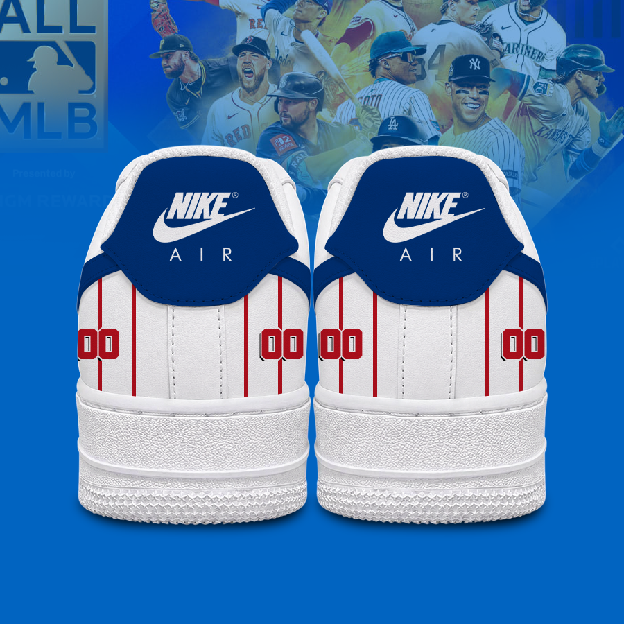Limited Edition – Customized MLB Texas Rangers Af1 Shoes - Image 2