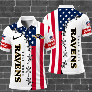 Limited Edition – Customized NFL Baltimore Ravens Polo Shirt