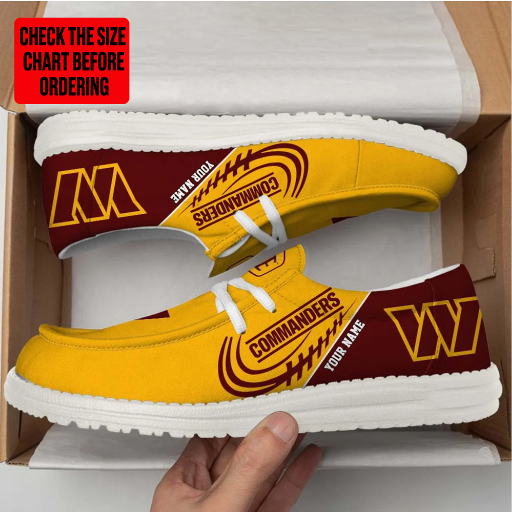 Limited Edition – Customized NFL Washington Commanders Loafer Shoes
