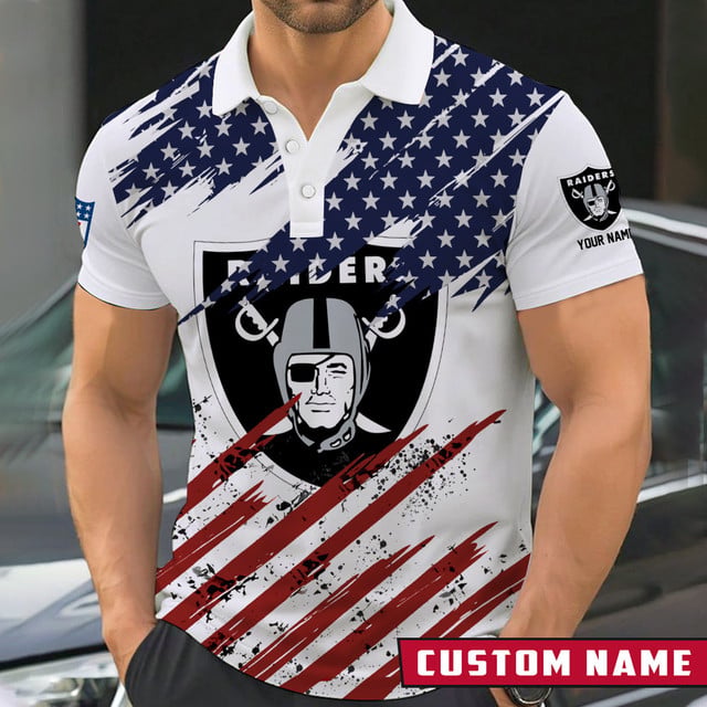 Limited Edition – Customized NFL Las Vegas Raiders Polo Shirt