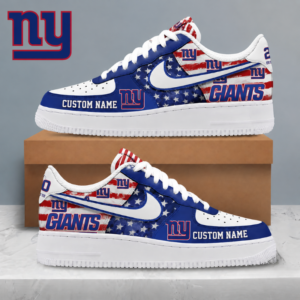 Limited Edition – Customized NFL New York Giants Af1 Shoes