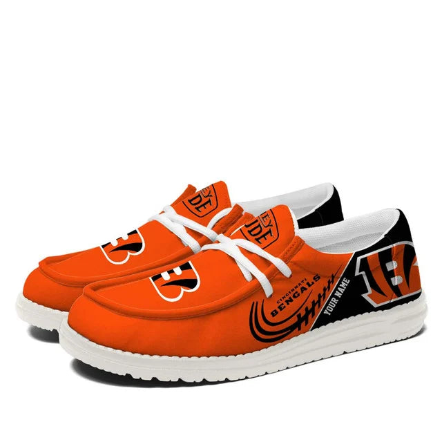 Limited Edition – Customized NFL Cincinnati Bengals Loafer Shoes - Image 2