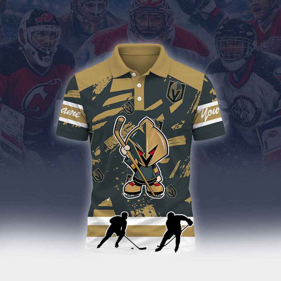Limited Edition – Customized NHL Vegas Golden Knights Polo Shirt