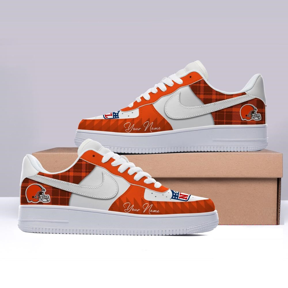 Limited Edition – Customized NFL Cleveland Browns Af1 Shoes