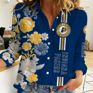 Limited Edition – Customized NBA Indiana Pacers Basketball Association Women Casual Shirt For Fan