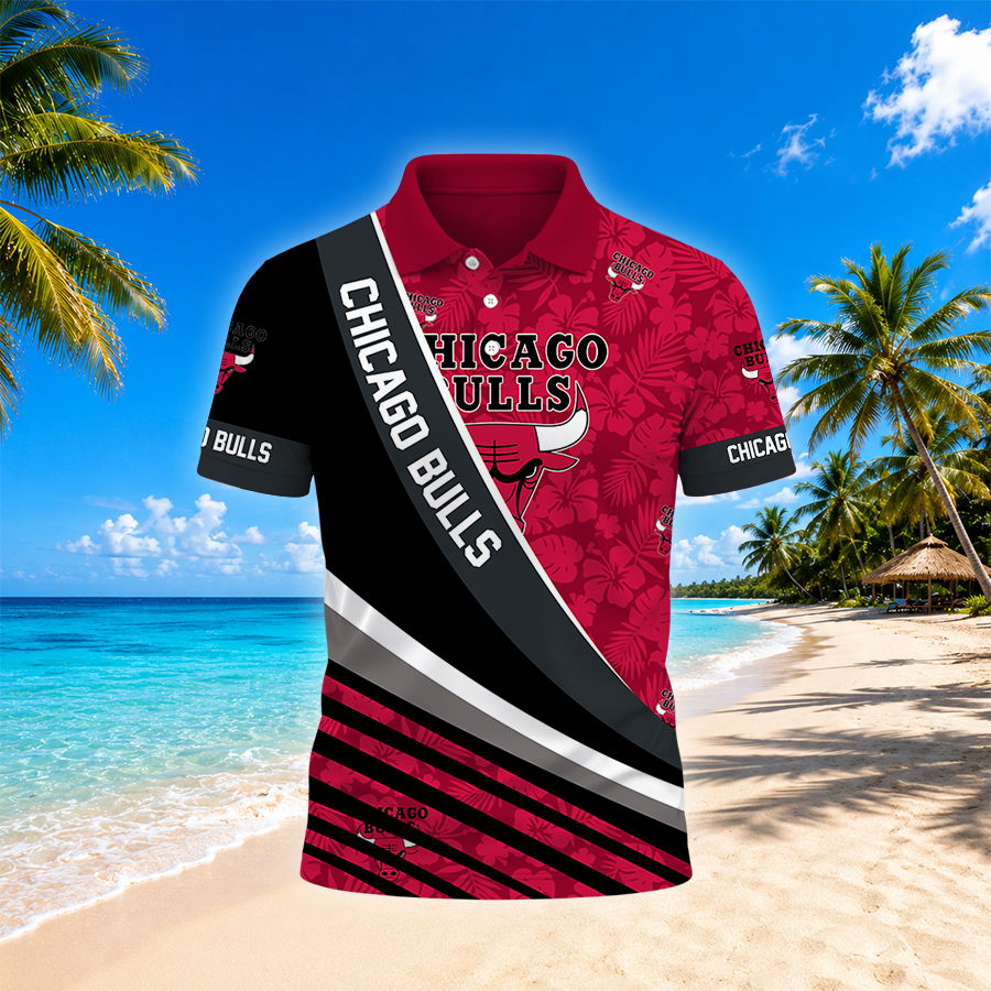 Limited Edition – Customized NBA Chicago Bulls Polo Shirt