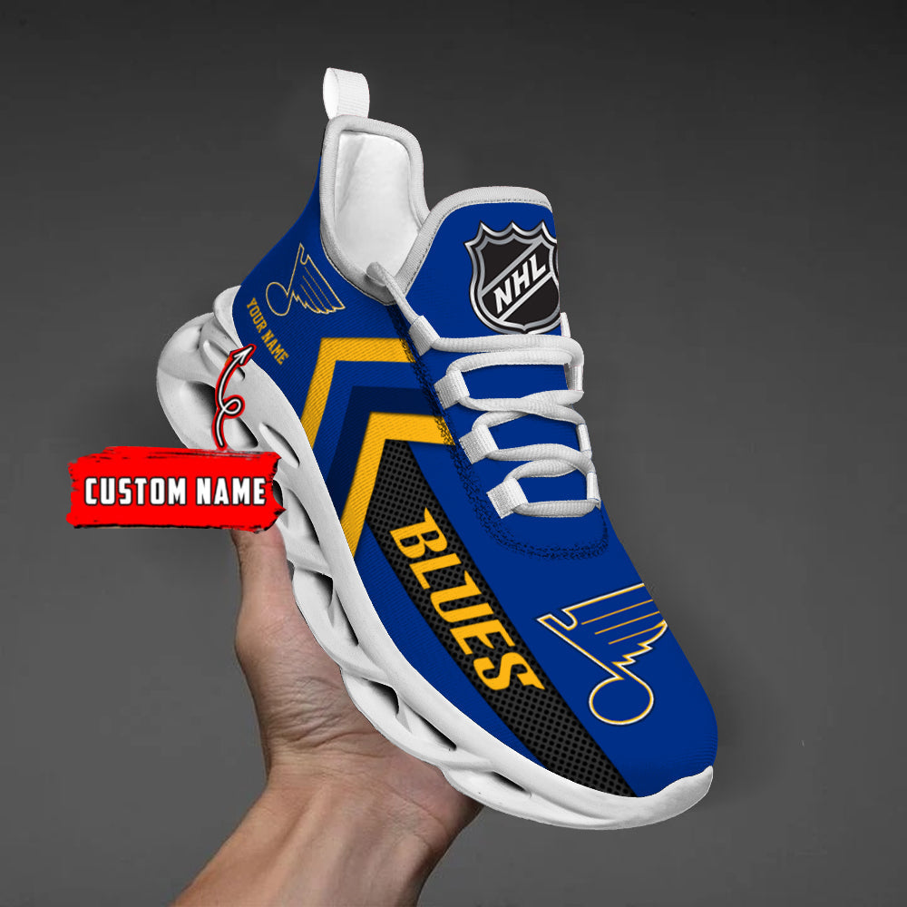 Limited Edition – Customized NHL St. Louis Blues Max Soul Shoes - Image 2