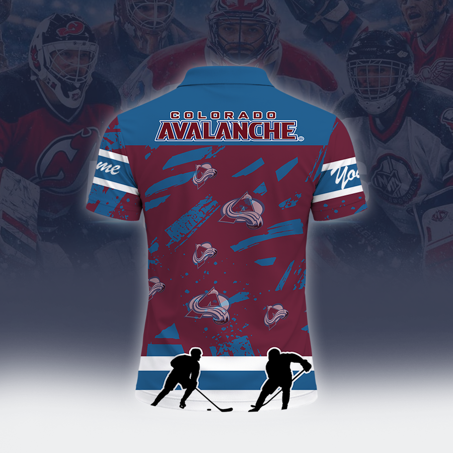 Limited Edition – Customized NHL Colorado Avalanche Polo Shirt - Image 2