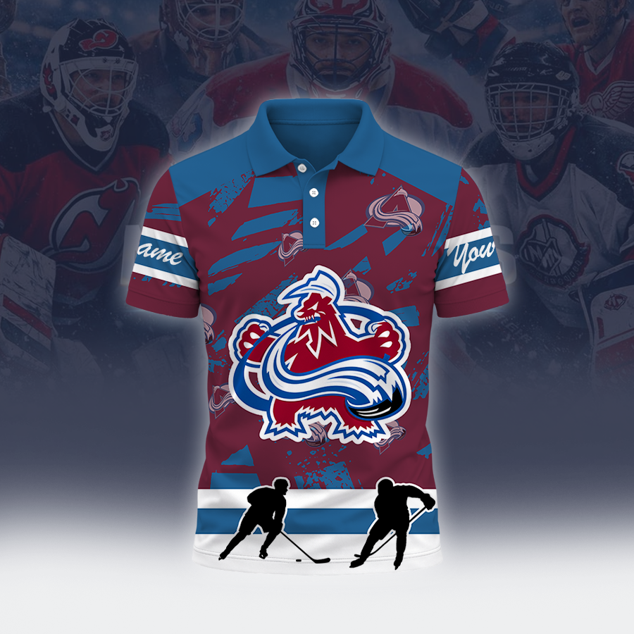 Limited Edition – Customized NHL Colorado Avalanche Polo Shirt