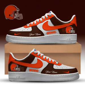 Limited Edition – Customized NFL Cleveland Browns Af1 Sneakers