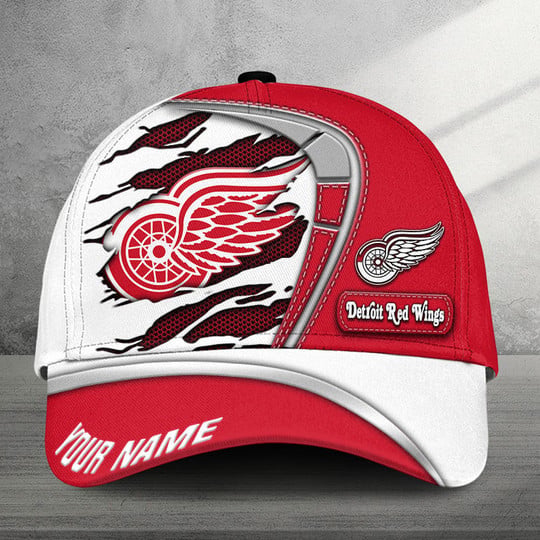 Limited Edition – Customized NHL Detroit Red Wings Classic Cap - Image 2