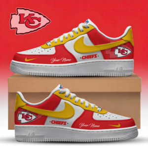 Limited Edition – Customized NFL Kansas City Chiefs Af1 Sneakers