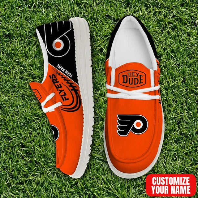 Limited Edition – Customized NHL Philadelphia Flyers Premium Loafer Shoes - Image 2