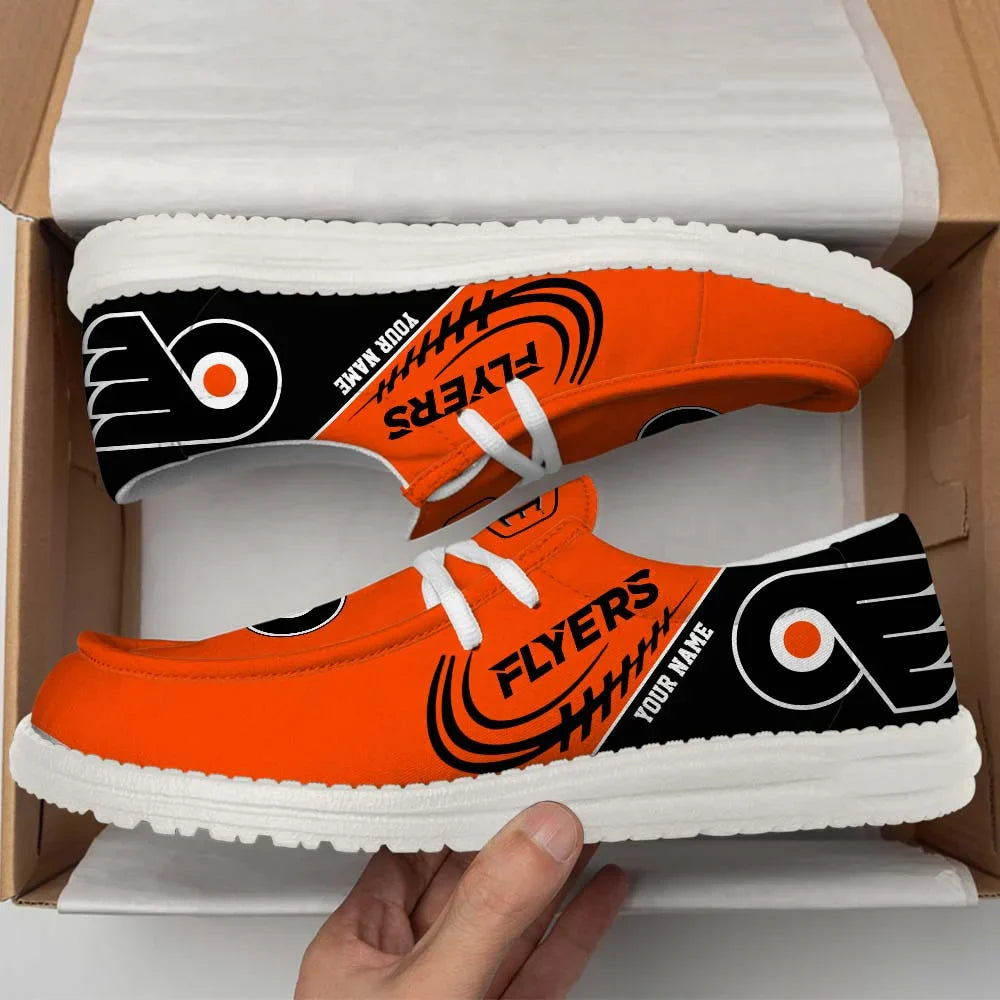 Limited Edition – Customized NHL Philadelphia Flyers Premium Loafer Shoes