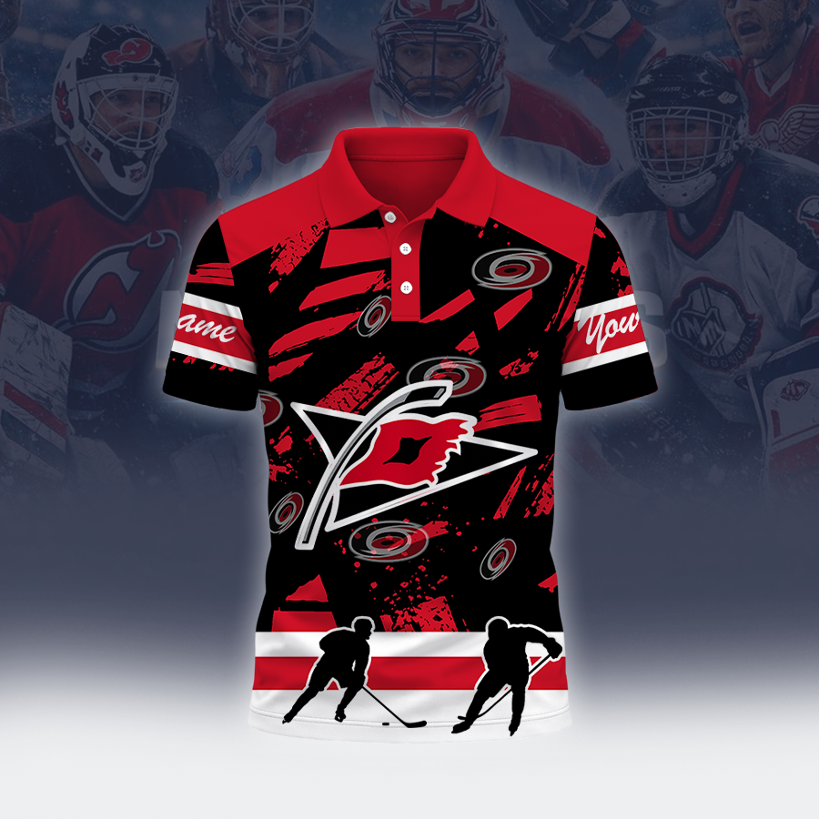 Limited Edition – Customized NHL Carolina Hurricanes Polo Shirt