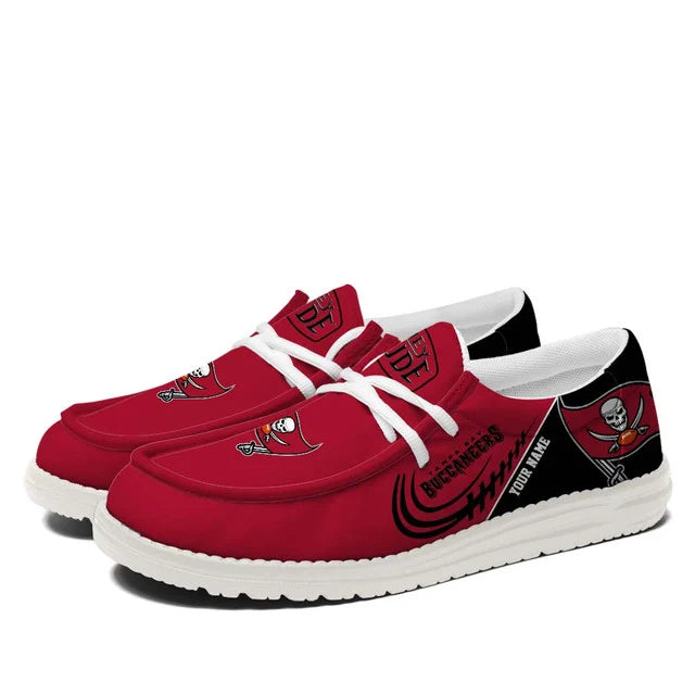 Limited Edition – Customized NFL Tampa Bay Buccaneers Loafer Shoes - Image 2
