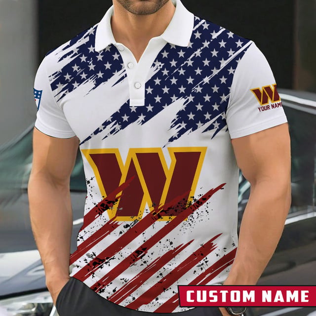 Limited Edition – Customized NFL Washington Commanders Polo Shirt