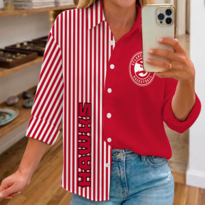 Limited Edition – Customized NBA Atlanta Hawks Women Casual Shirt For Fan