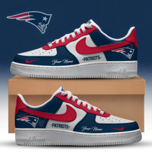 Limited Edition – Customized NFL New England Patriots Af1 Sneakers