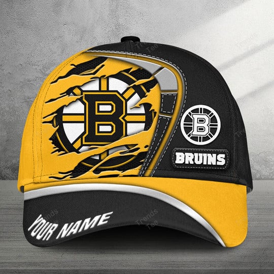 Limited Edition – Customized NHL Boston Bruins Classic Cap - Image 2