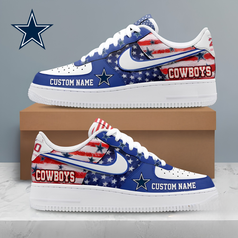 Limited Edition – Customized NFL Dallas Cowboys Af1 Shoes